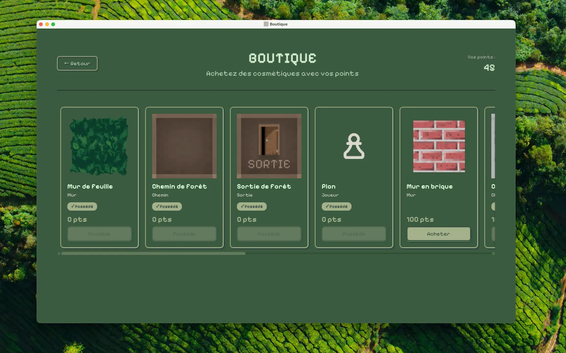 Boutique de cosmétiques